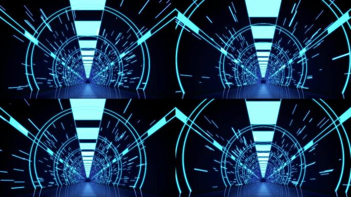 科技隧道动感空间穿梭-4K-循环