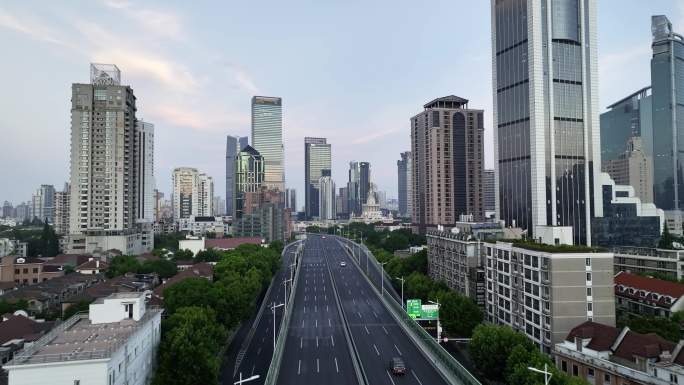 上海展览中心 中苏友好大厦 延安高架路