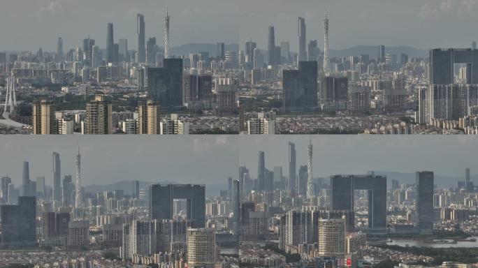 广州中轴线广州塔广州之窗珠江城全貌