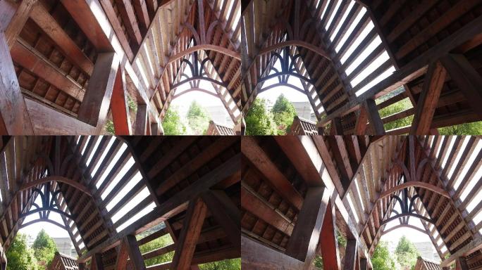 木质结构装饰建筑