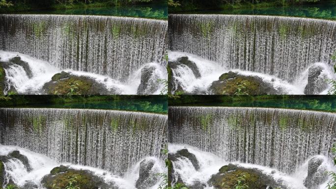 贵州荔波马蹄形瀑布