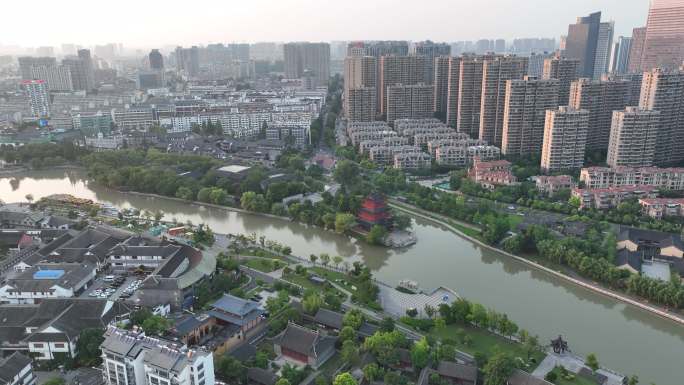 江苏淮安城市地标里运河旅游景区