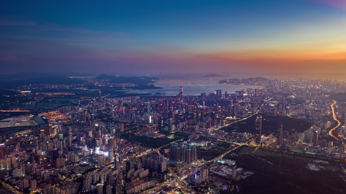 深圳航拍大全景 粤港澳大湾区