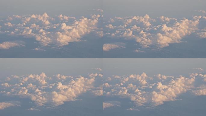 【4K正版】实拍高空云层浓积云 09