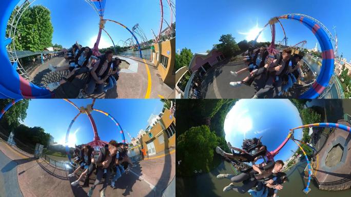 【原创】欢乐谷游乐场大摆锤360特殊视频