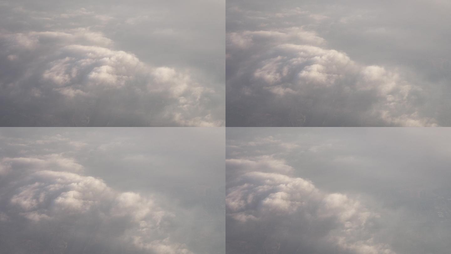 【4K正版】实拍高空云层云雾