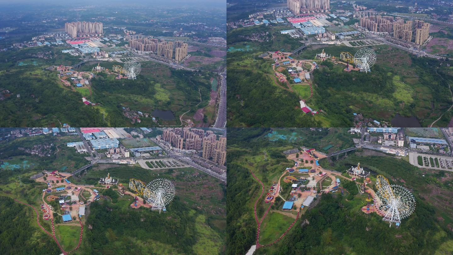 【4k】内江航拍 城南新区 乐贤半岛