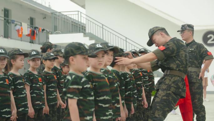 夏利营中小学生壹动训练营国防安全国防教育