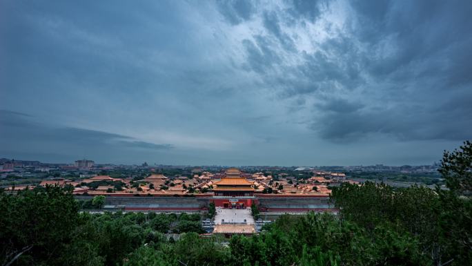 故宫紫禁城大气延时