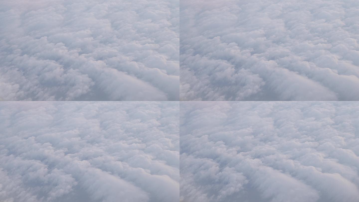 【4K正版】实拍高空云层卷积云
