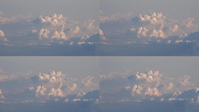 【4K正版】实拍高空云层浓积云 02