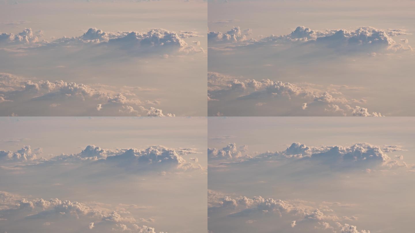 【4K正版】实拍高空云层浓积云 05
