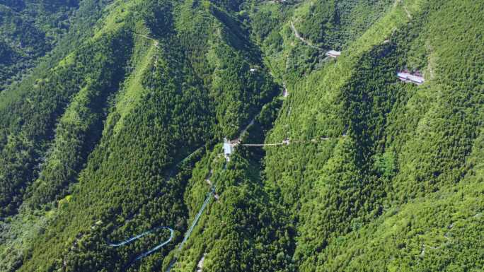 [4K]航拍素材.北京怀柔圣泉山景区