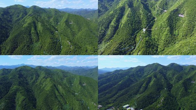 [4K]航拍素材.北京怀柔圣泉山景区