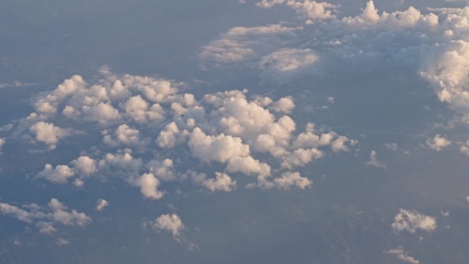 【4K正版】实拍高空云层碎积云