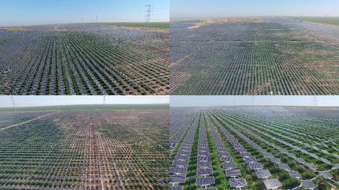 太阳能光伏发电场新能源宁夏多晶硅单晶硅