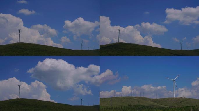蓝天 风电 白云 风电 新能源  电力