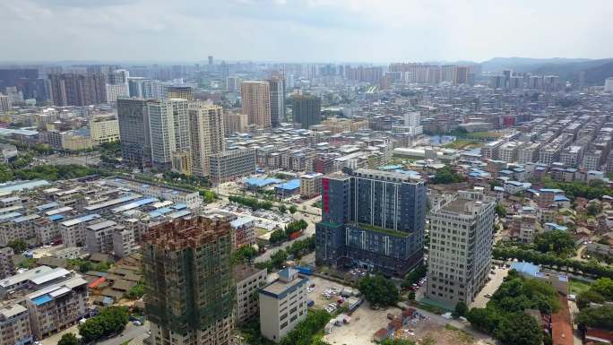 中国广西南宁的高新工业区建筑群
