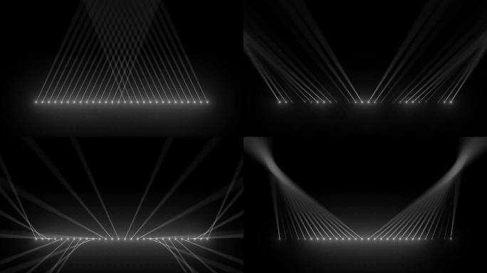 4k28灯白色动感舞台灯光摇摆射灯AAC