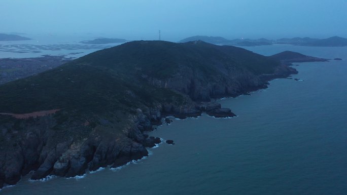 航拍福建平潭岛风景