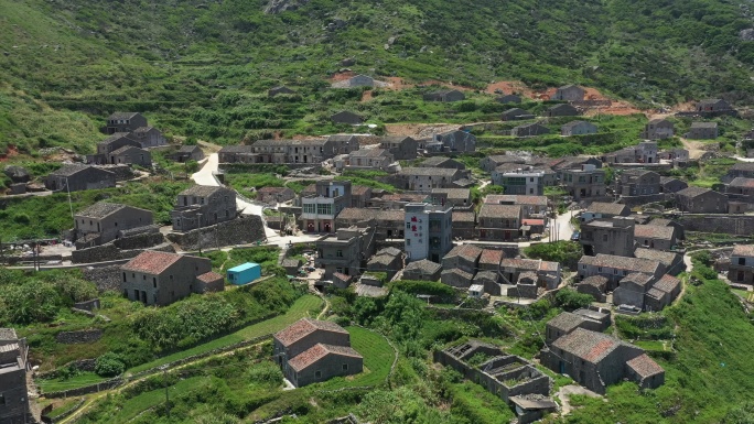 航拍福建平潭岛风景