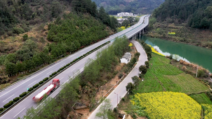 江西高速公路风光航拍