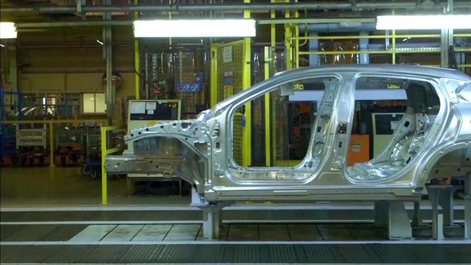 英国经济：汽车车体生产线