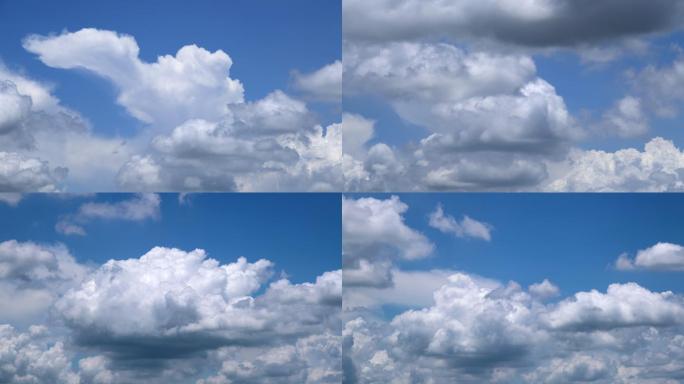 蓝天白云50p  风起云涌云海 天空流动