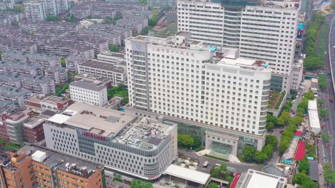 上海第十人民医院航拍