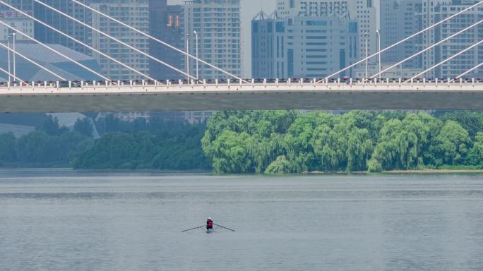 赛艇训练浑河富民桥