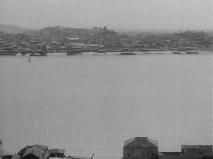 20世纪西安、武汉旧影 繁华街道 湖水等