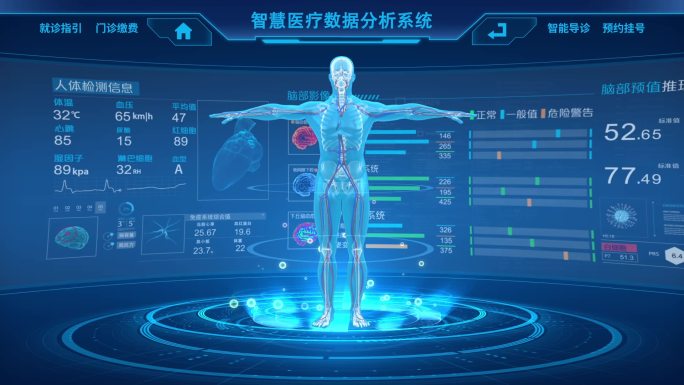 科技人体医疗数据