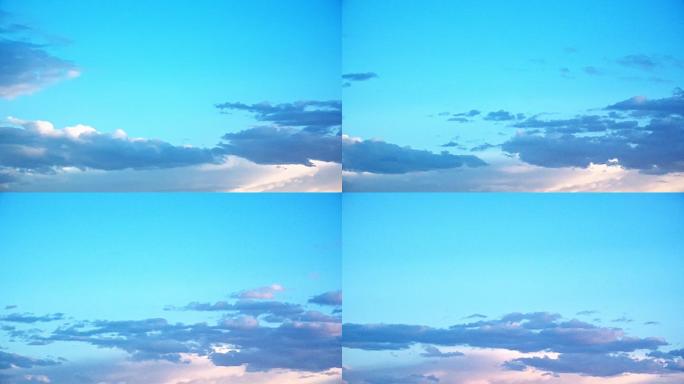 【HD天空】蓝天白云颗粒质感画面云幔唯美