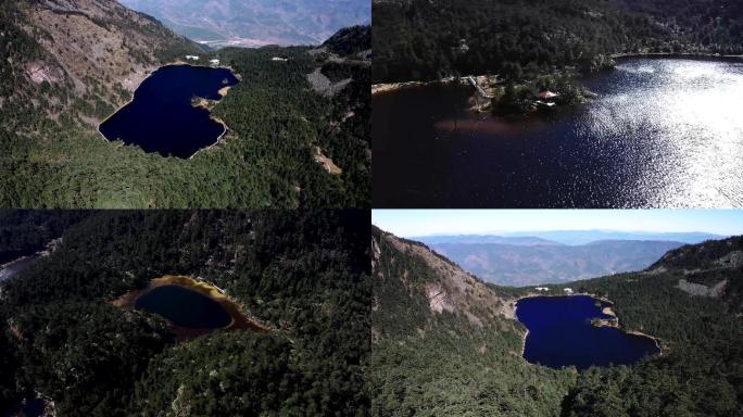 德昌  螺髻山 索道 湖 航拍