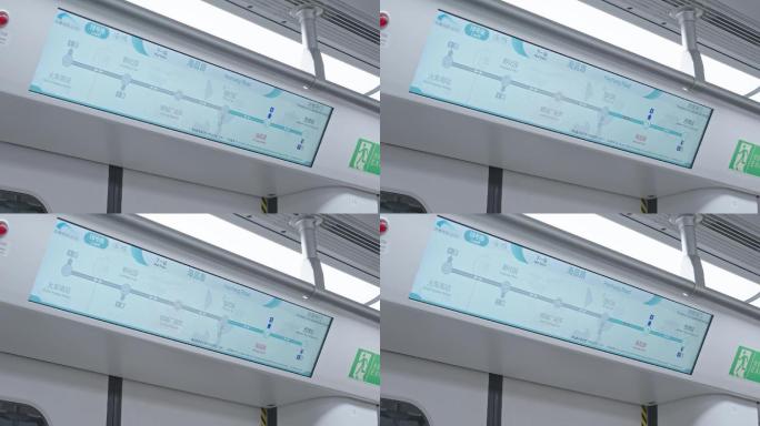 4K正版-天府机场18号线停靠站指示屏