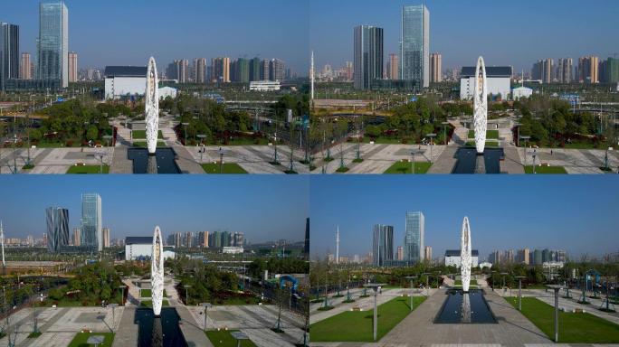 马栏山中国v谷地标航拍