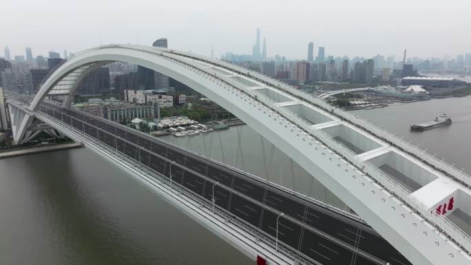 上海疫情空城卢浦大桥南浦大桥桥梁