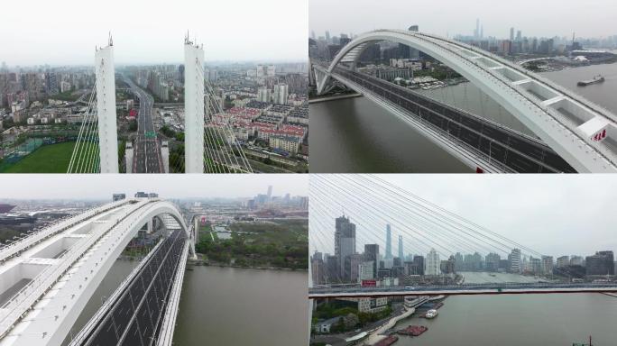 上海疫情空城卢浦大桥南浦大桥桥梁