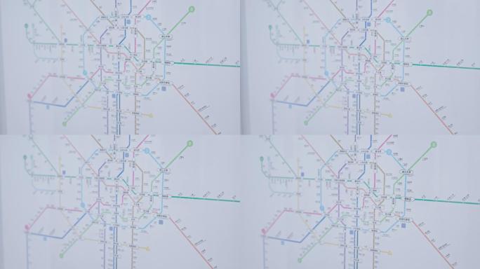 4K正版-成都地铁线路图 01