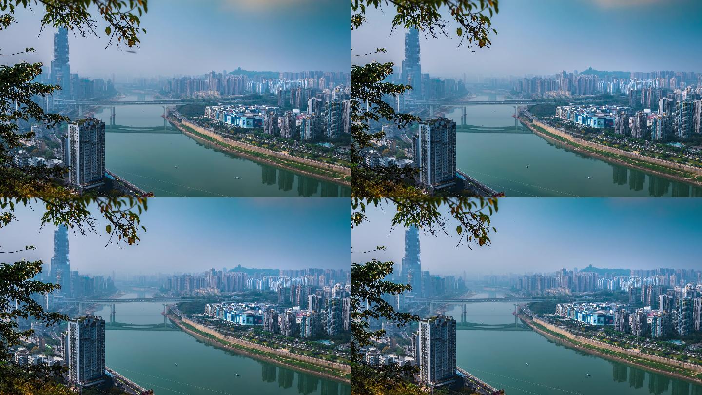 重庆城市 重庆风光 重庆 城市 延时摄影