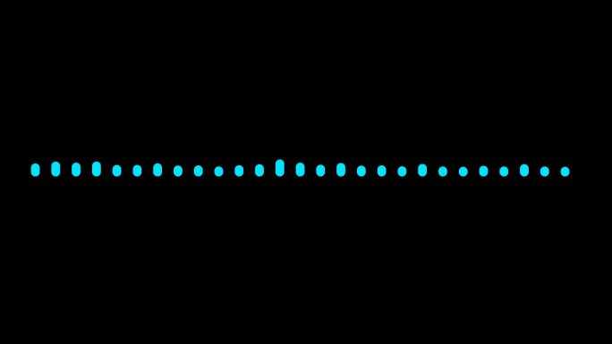 【原创】蓝色动态可视化声波 20S带通道