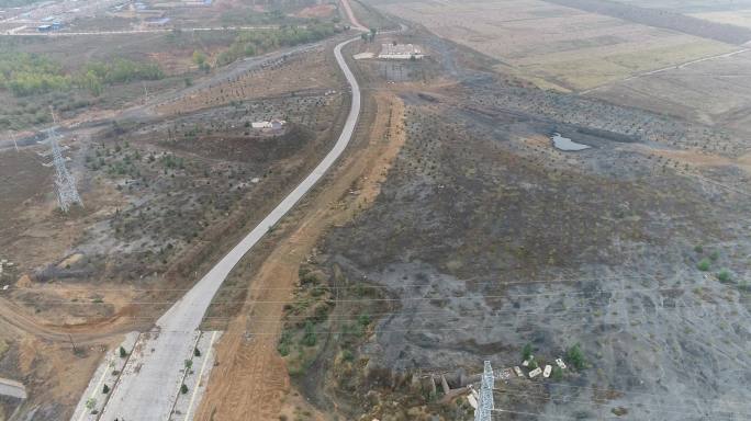 塌陷道路六棱砖治理矿山废渣矿山生态修复