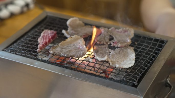 中国东北特色美食朝鲜韩式烤肉烧烤