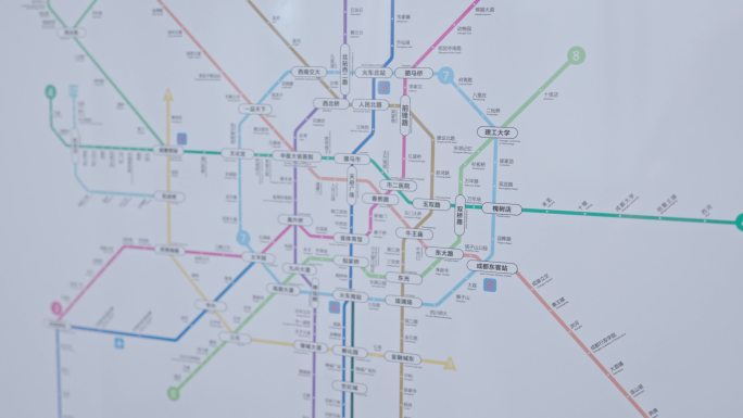 4K正版-成都地铁线路图 02