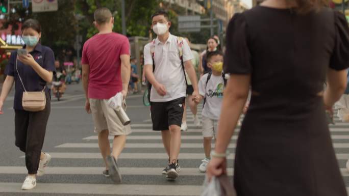 成都街头巷子实景拍摄素材