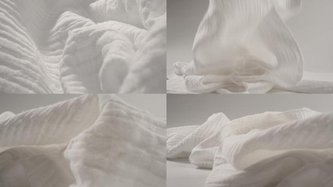 白色纱布 柔软布料