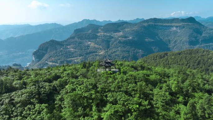 重庆天池情缘景区航拍视频