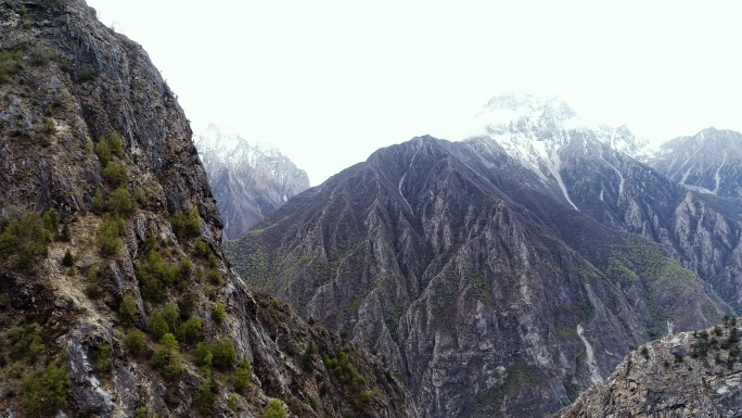 自然风光 湍急溪流 绿水青山 北国风光