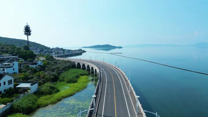 苏州吴中太湖岱心湾大桥