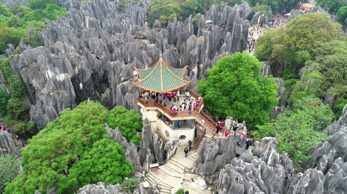 4K昆明石林风景区